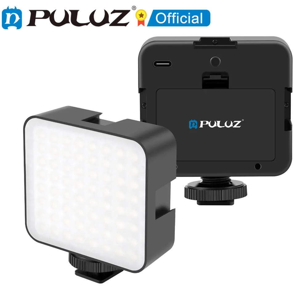 PULUZ 64LED 5W Video Splicing Fill Light for Camera / Video Camcorder 6000-6500K Soft White Light 800LM Brightness Fill Light
