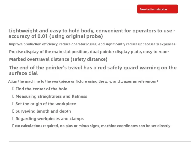 أداة تحديد الحواف العالمية ثلاثية الأبعاد، أداة توسيط مقاومة للماء لمحاذاة CNC #4