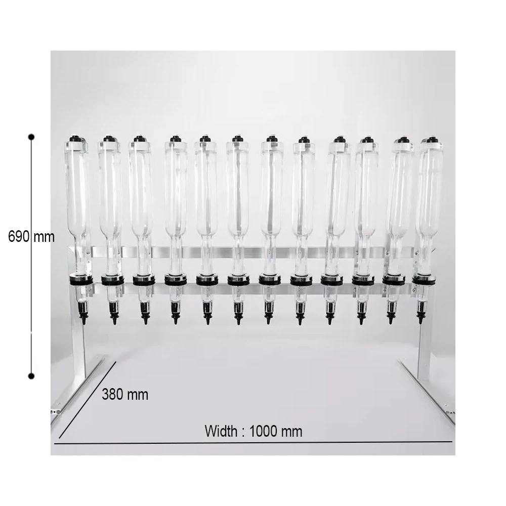 

Original Scent Bar Experience Table Metal Stand 6/8/12 Heads 375/500ml Personalization Perfume Dispenser with Pressing Sprayer