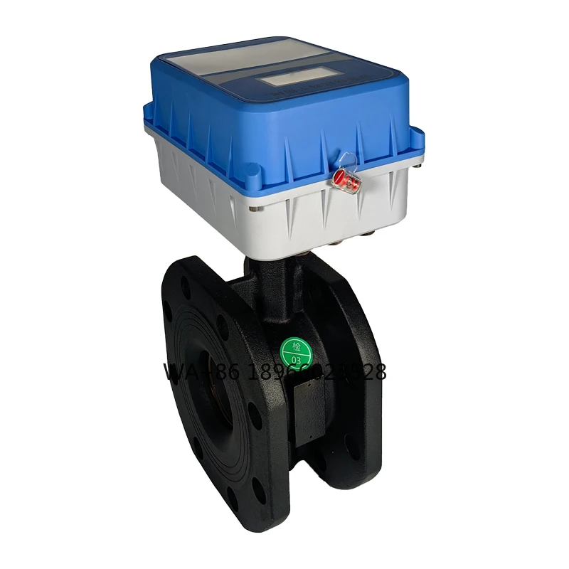 DN125 NB-IOT Ductile Iron Electric Ball Valve Built-in Edge Calculator Solar Proportional Flow Control Valve