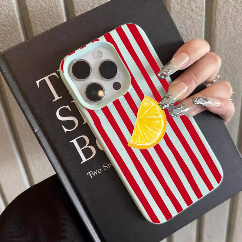 Fashion Lemon Pattern TPU Silicone Phone Case For iPhone 17 Pro 16 15 14 17 13 11 Pro Max 11 13 12 Plus XR Shockproof Soft Cover view 4