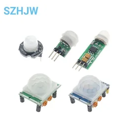 HC-SR501 HC-SR505 AM312 Pas Ir Pyro-elektrische Infrarood Mini Pir Module Motion Sensor Detector Module Beugel Voor Arduino