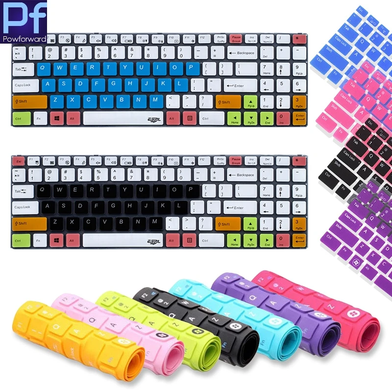 15.6 17.3 inch Silicone Keyboard Protective film Cover skin Protector for Clevo Terrans Force P151SM P151EM P150HM P151HM W655SR