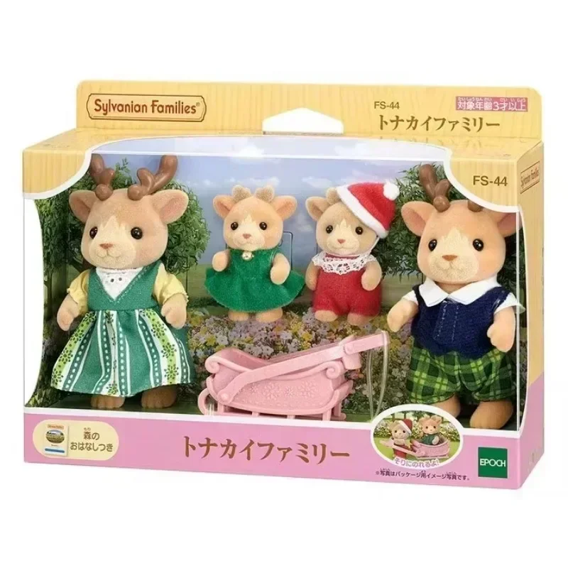 Sylvanian Families Anime Meisje Pop Collectie Ornamenten Geschenken Figuren Baby Serie Figuur Meubelset Pvc Standbeeld Model Speelgoed