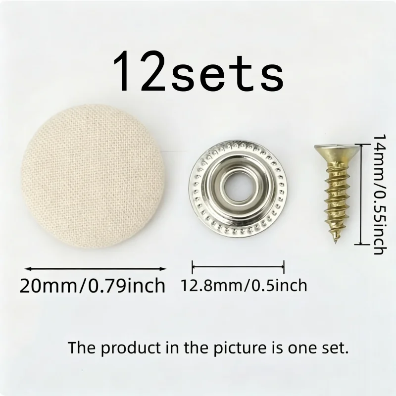 12 pcs Vehicle Headlining Clips, One-Screw Twist Lock, Vehicle Ceiling Overhaul SUV Headliner Fixing, Universal Car SUV Fit