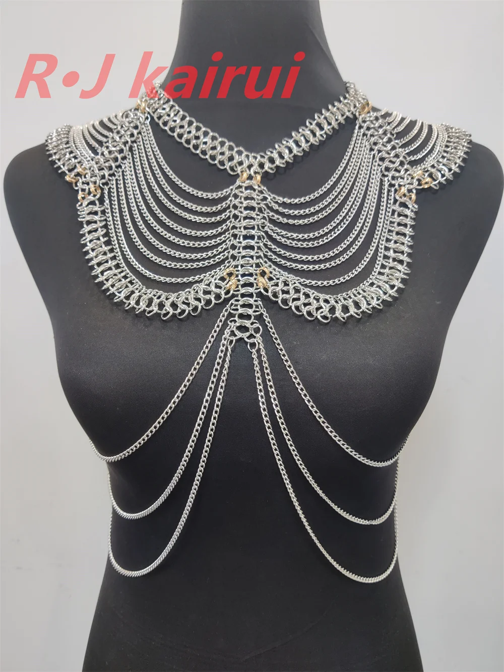 New Style Fashion Women Silver Plated Chains Unique Harness \