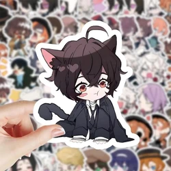 10/30/60pcs Cute Cartoon Bungo Stray Dogs Stickers Anime Kawaii Graffiti Decal for Laptop Car Luggage Classic Manga Sticker Gift