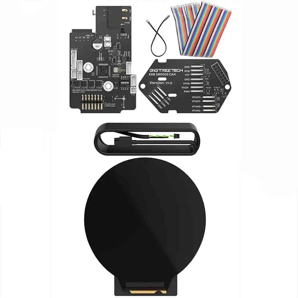 BIGTREETECH KNOMI 2 Touchscreen Display – 1.28 Inch Kleurenscherm Voor Voron StealthBurner, Klipper OTA