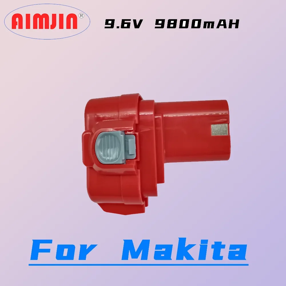 Latest Upgrade 9.6V 9800mAh Power Tools Battery for MAKITA 9120 9122 9133 9134 9135 6222D 6260D L10 193977-7 638344-4-2 9120