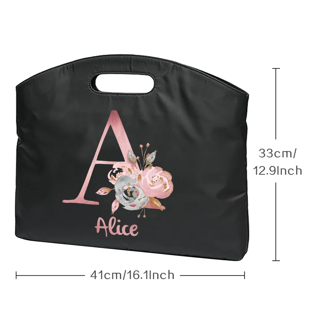 Personalized Customized Briefcase Multifunctional A4 File Bag Printed Business Laptop Handbag