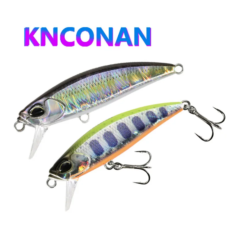 

1Pcs 48mm 6.5g Mini Suspend Minnow Fishing Lures Artificial Hard Bait Pesca Wobbler for Pike Bass Jerkbait Swimbait Accessories