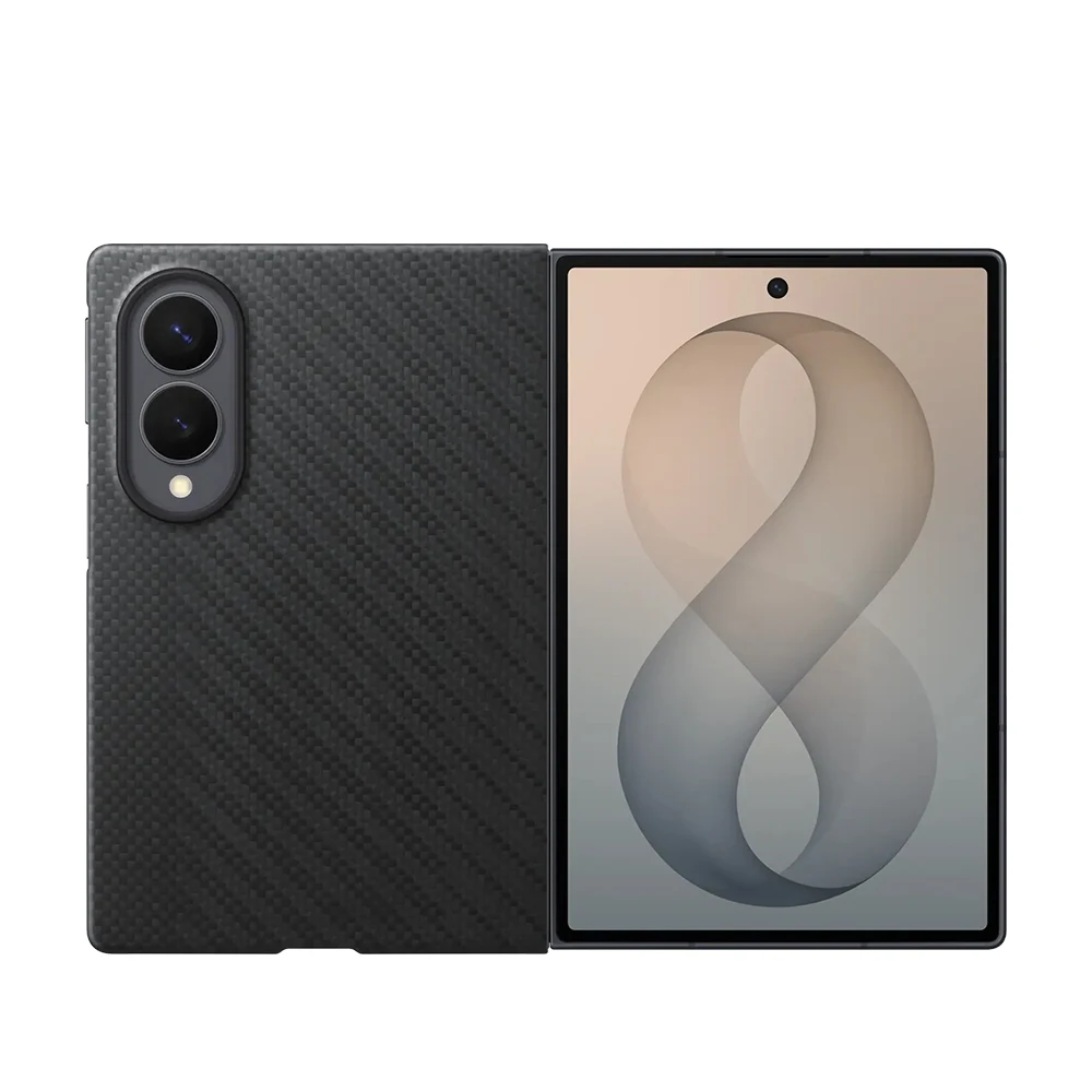 Original Samsung Galaxy Z Fold8 Carbon Magnet Case Kevlar Material Magnet Phone Protective Case EF-KF971