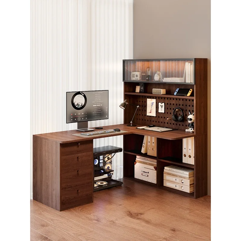 

Угловой стол из массива дерева, книжная полка, встроенная спальня, домашний компьютер, детский учебный стол, угловой стол