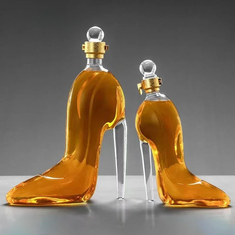 

Alien High-heeled Shoes Sobering Device for Household Red Wine Bottles Glass Empty Wine Bottles Craft Wine Bottles Ice picks