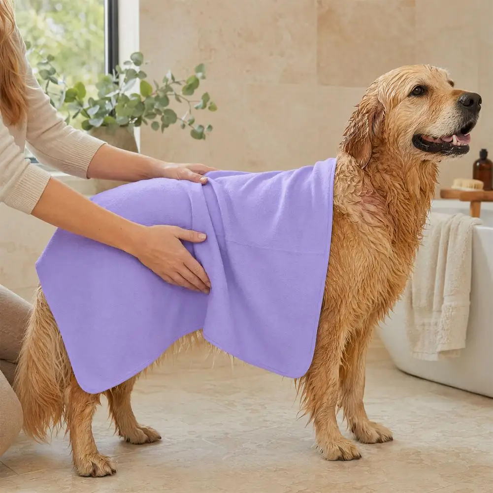 Soft Pet Drying Towel Super Absorbent Pet Towel for Dogs Cats Soft Grooming Drying Towel Highly Absorbent Bath Shower