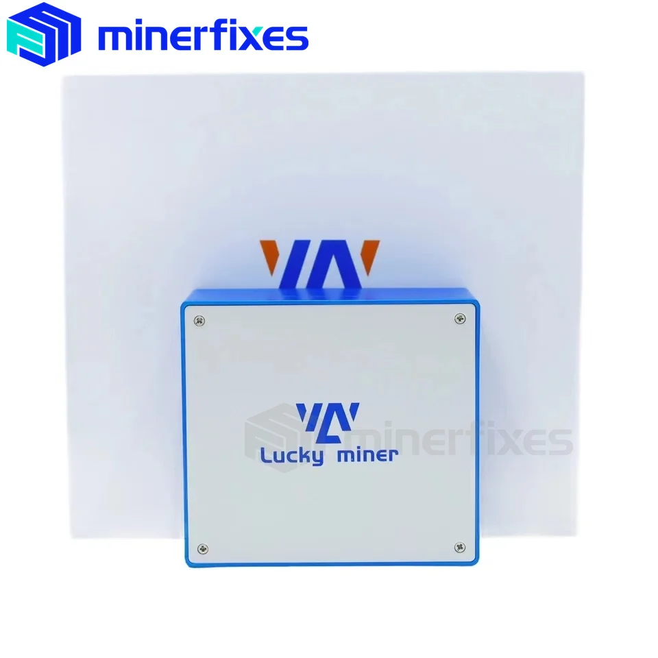 Lucky Miner LV07 Asic miner- Advanced SHA-256 Miner untuk BTC, DGB, BCH, Solo Mining, 1T GH/S ditingkatkan dari Lucky Miner LV06