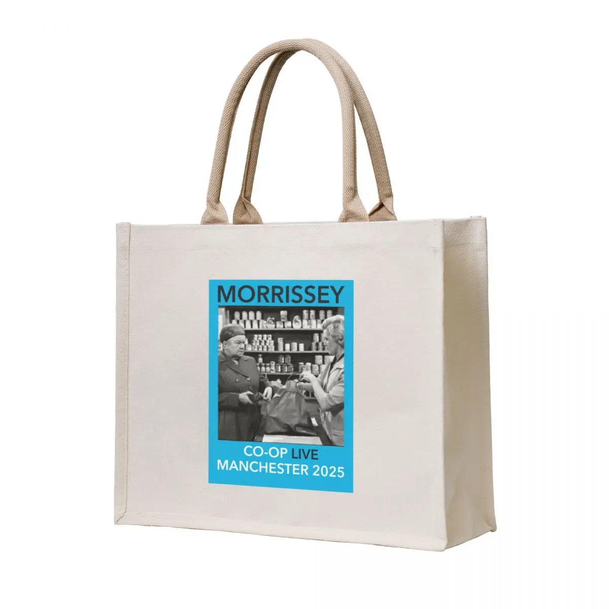 

MORRISSEY MANCHESTER 2025 CO-OP LIVE Tote Bag woman shopping bag free delivery bags tote bag screen