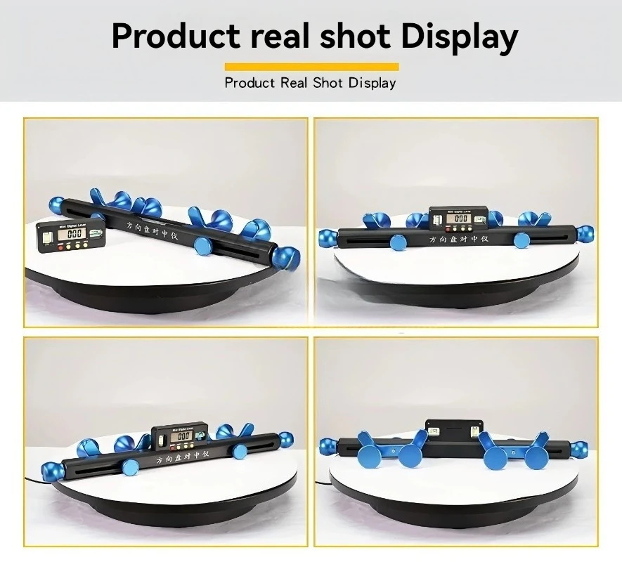 Four Wheel Alignment Steering Wheel Centering Instrument Level Electronic Display Car Four-wheel Alignment Assist Tool