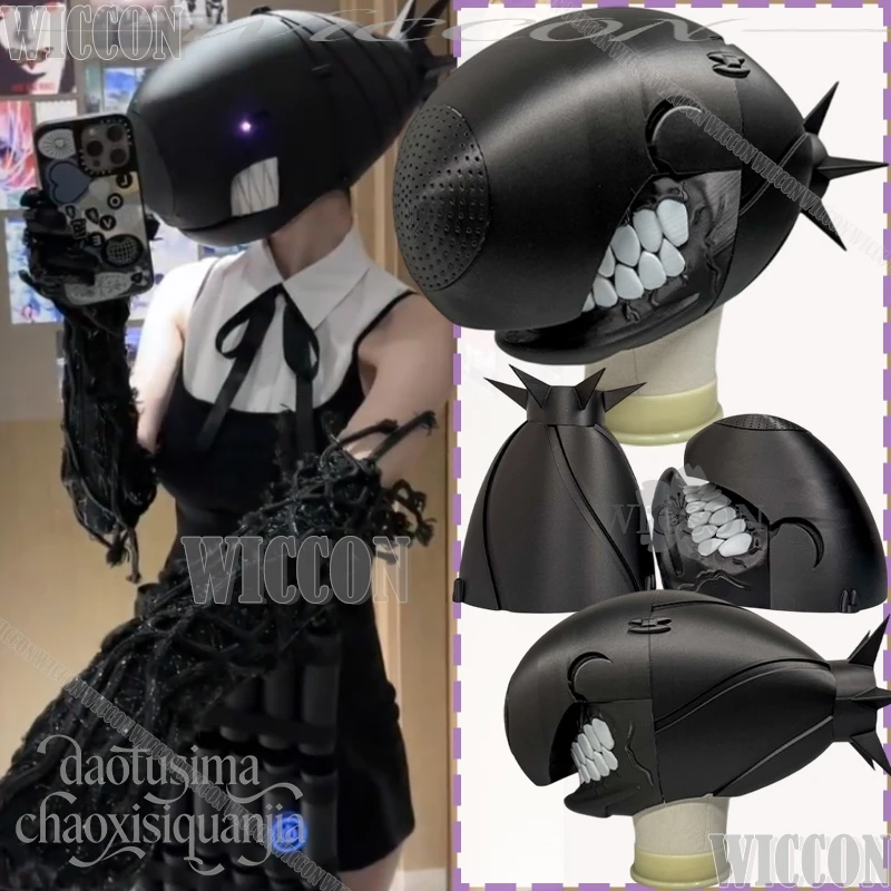 

Аниме Rezee Косплей Ужасы 3D Полилактическая кислота Бомба Маска Головные уборы Реквизит Аксессуары 코스프레 Рождество Хэллоуин Navidad Карнавал