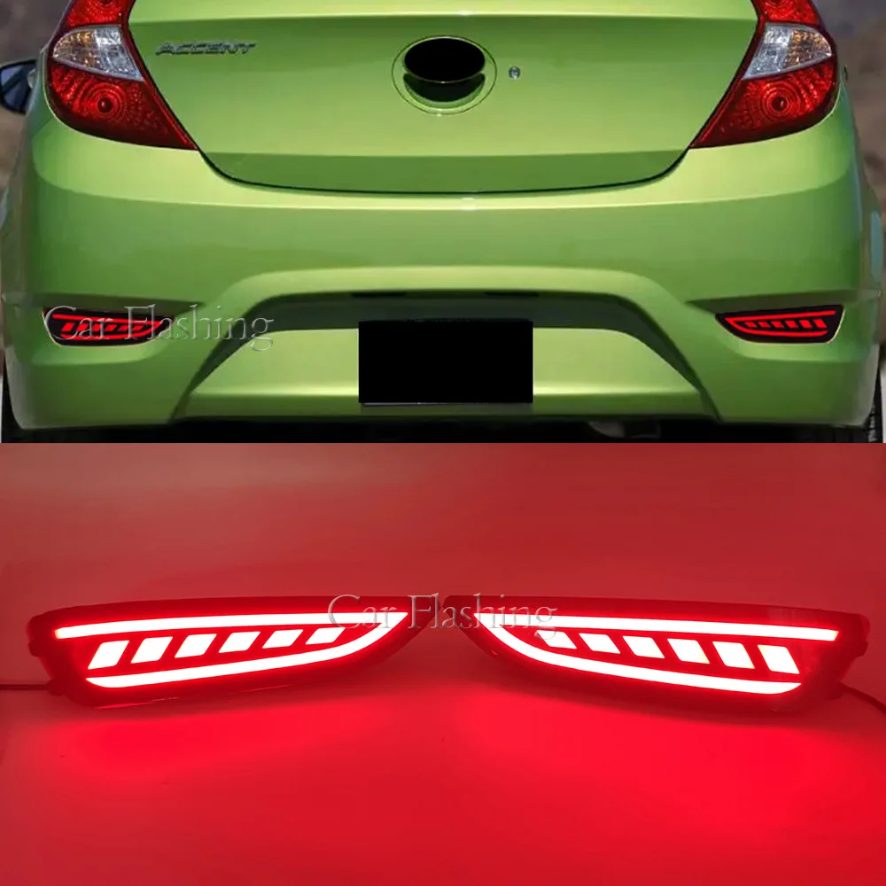 For modern hatchback Renault Yashen models 12-14, with LED rear bumper lights, rear tail lights, and brake lights