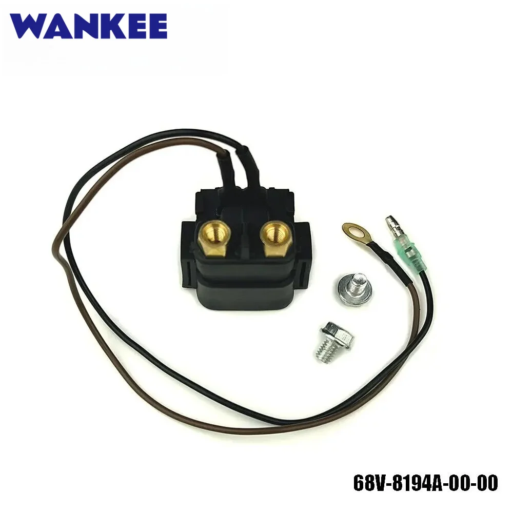For Yamaha Outboard Starter Relay Solenoid 68V-8194A-00-00 68V8194A000 68N-81940