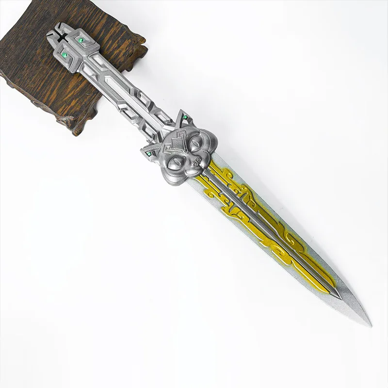 22 cm/8.66in Delta Forces Inkt Cloud Kaart Enge Klauw Vliegend Mes Metalen Speelgoed Model Beeldje Ornament Collectie Desktop display Prop