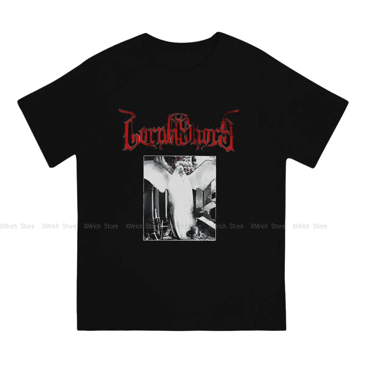 American Deathcore Band Lorna Shore Men's T Shirts Lorna shore Vintage Tees Short Sleeve O Neck T-Shirts 100% Cotton Birthday