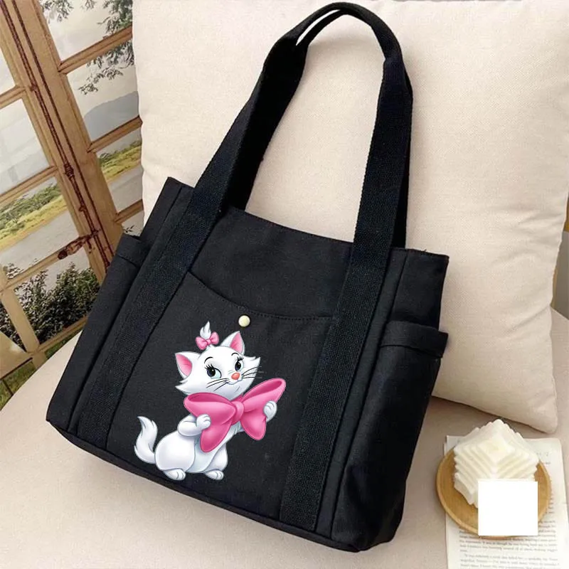 Disney die Aristocats Frauen tasche Einkaufstasche Pendeln Umhängetasche große Kapazität Handtasche Umhängetaschen Cross body weibliche Handtasche