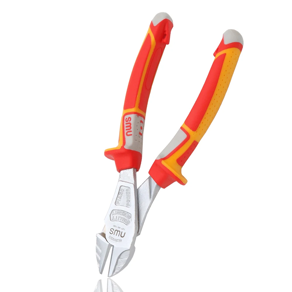 O50 Cutting Pliers Needle Nose Pliers Professional Electrician Hardware Hand Tools Industrial Grade Eccentric Wire Pliers 6/7/8\