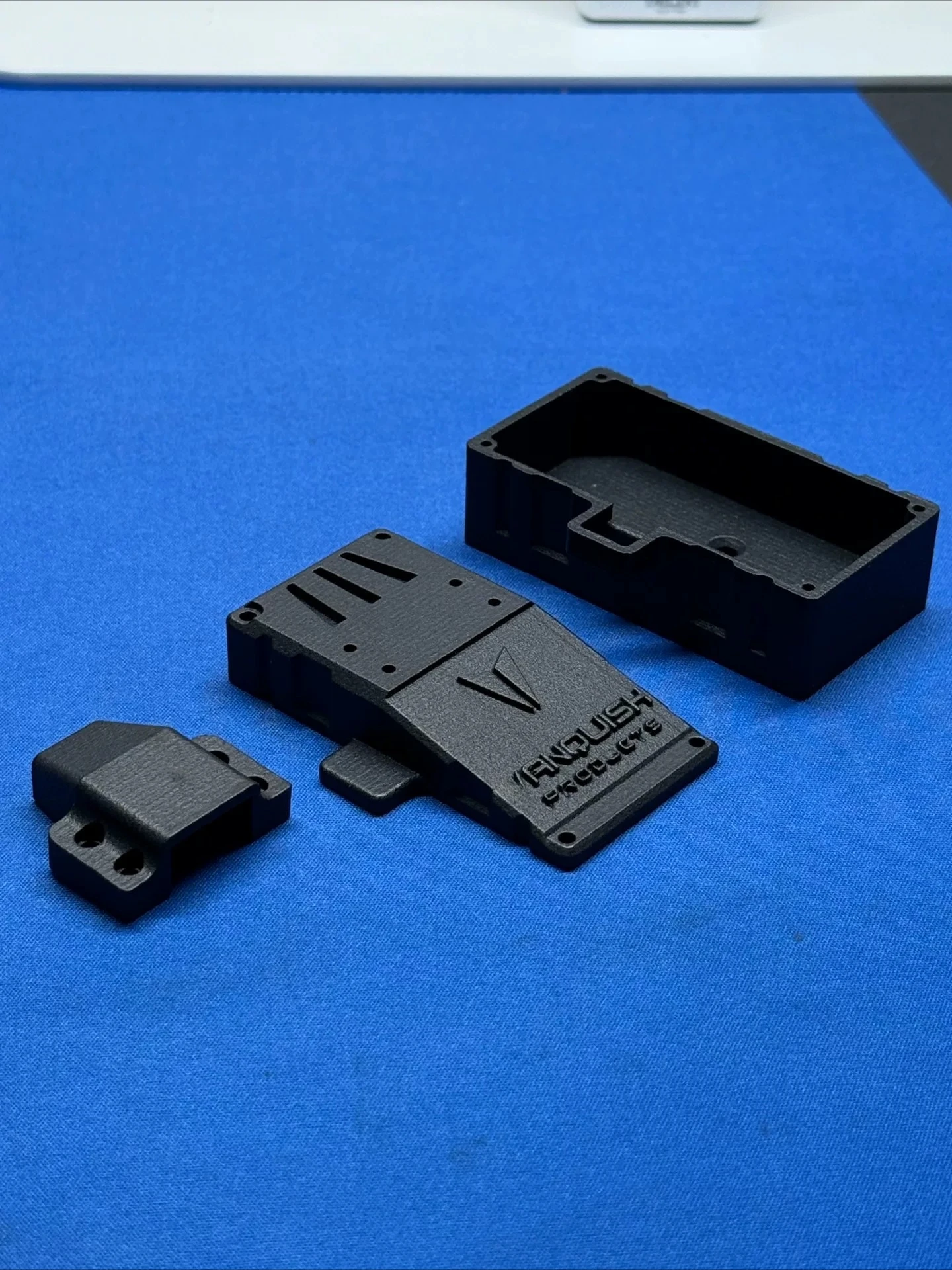Receiver Box for Vanquish VS4-10 Phoenix 1/10 RC Crawler Built-in XT60 Plug Holder Dustproof New Upgrade Parts SLS PA12 Nylon