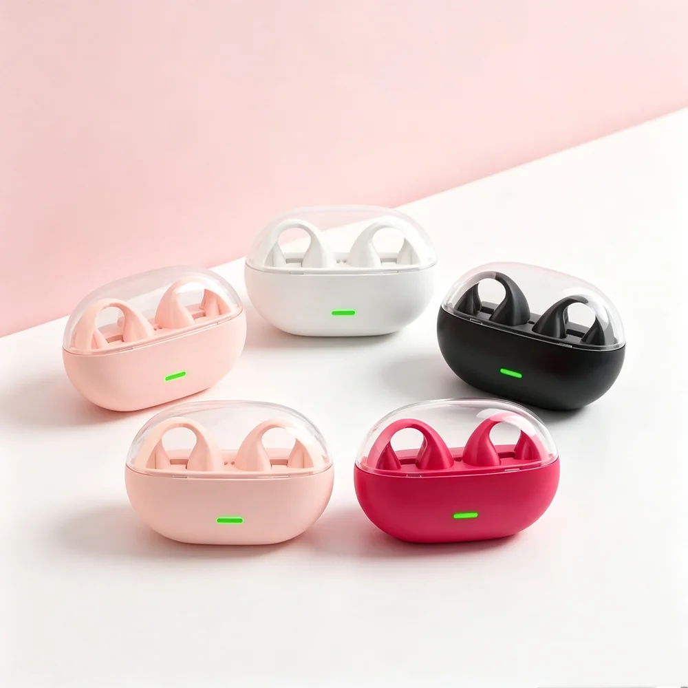 New Open Bluetooth Earphone Ai - Noise Reduction Earplugs For Bone Conduction ulasan dan harga