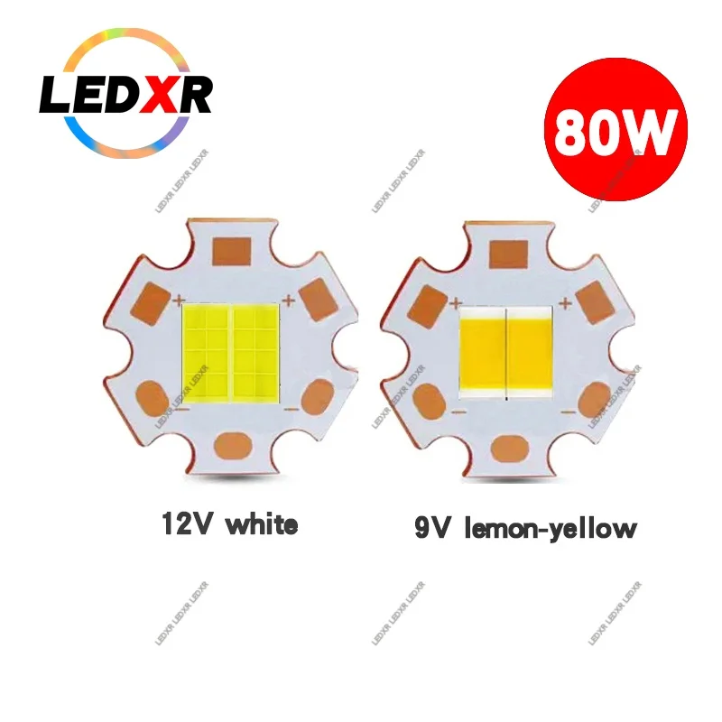 Lumière blanche haute puissance haute luminosité 3570 perles LED 12V LED 80W 9V LED 60W LED SMD perles en céramique source de lumière automobile