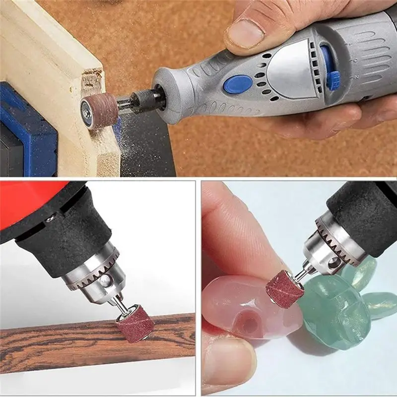 ABNM 150PC Sand Ring Set Boxed Set Electric Mill Hanger Parts Combination Grinding Polishing Cutting