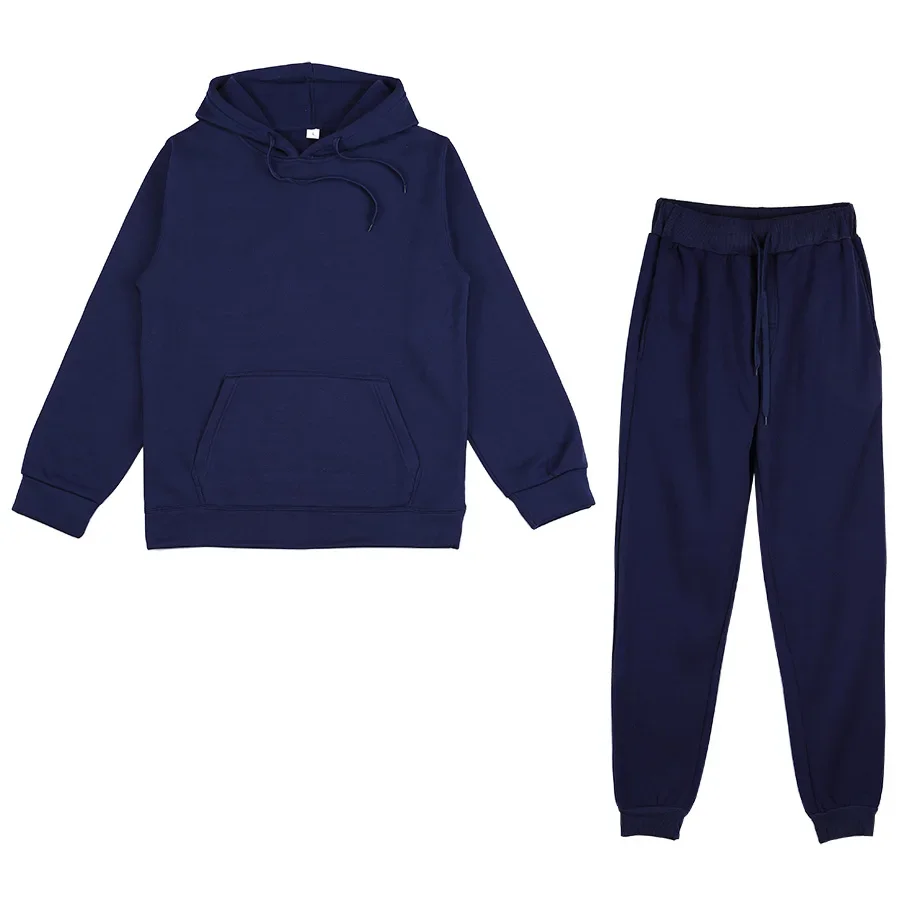 Ensemble sweat à capuche et pantalon pour femme, sweat-shirt, pantalon de survêtement, pull à capuche, survêtement femme imbibé, automne, hiver, 2021