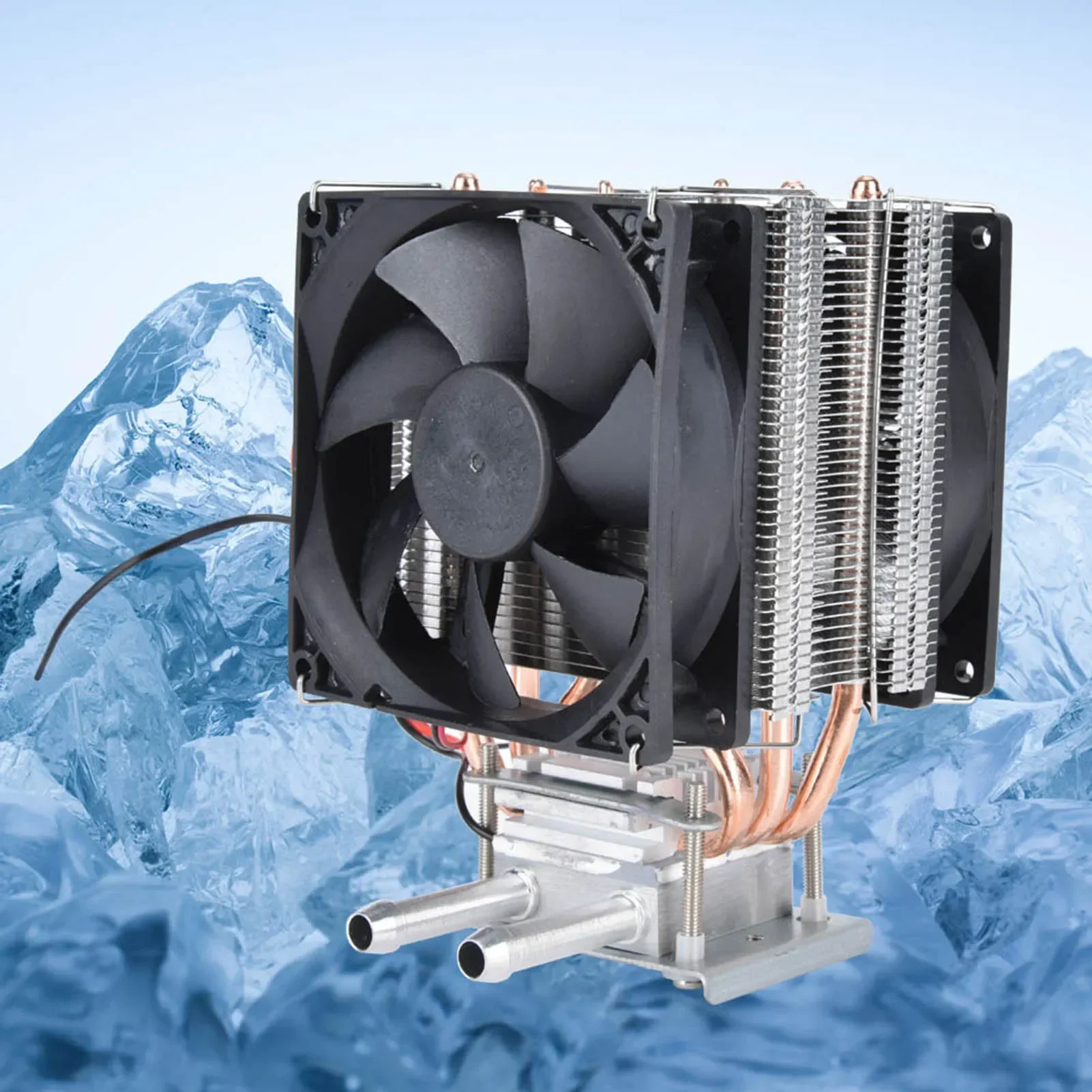 12V Thermoelectric Peltier Refrigeration DIY Water Cooling System Cooler Device with Fan