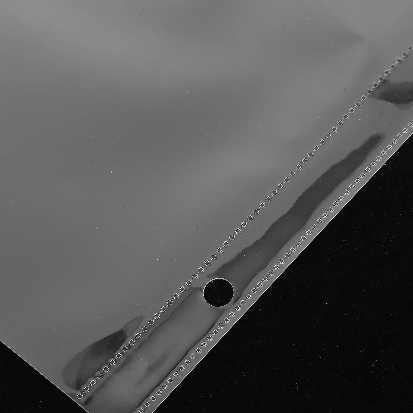 

60 Pcs Photo Album A4 Transparent Card Book Binder Sleeves Pages for Filling Clear Plastic