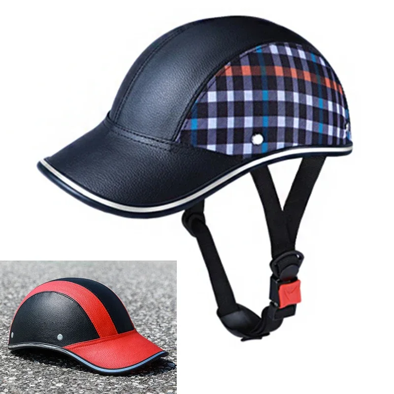 

Motorcycle Helmet For Women Bike Men's Open Face Half-helmet Adults Equipment Bicycle Scooter Baseball Cap Moto Safety Hat
