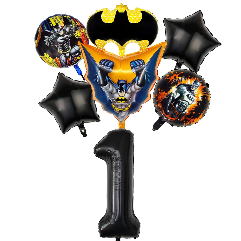 Hero Bats Geburtstagsdekorationen Fledermaus-Mann Themenparty-Zubehör Fledermaus-Luftballons Kindergeburtstagsgeschenke Babyparty-Zubehör – Detail 19