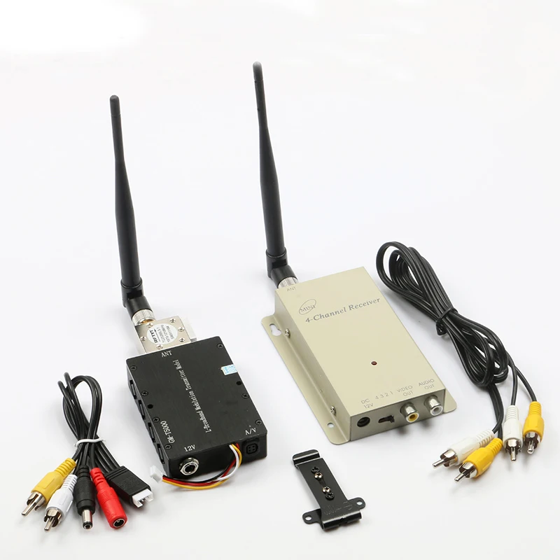

GM-T5000H 1.2Ghz FPV Video Link 5W Drones Wireless AV Transmitter with 4 Channels UAV Transmitter and Receiver