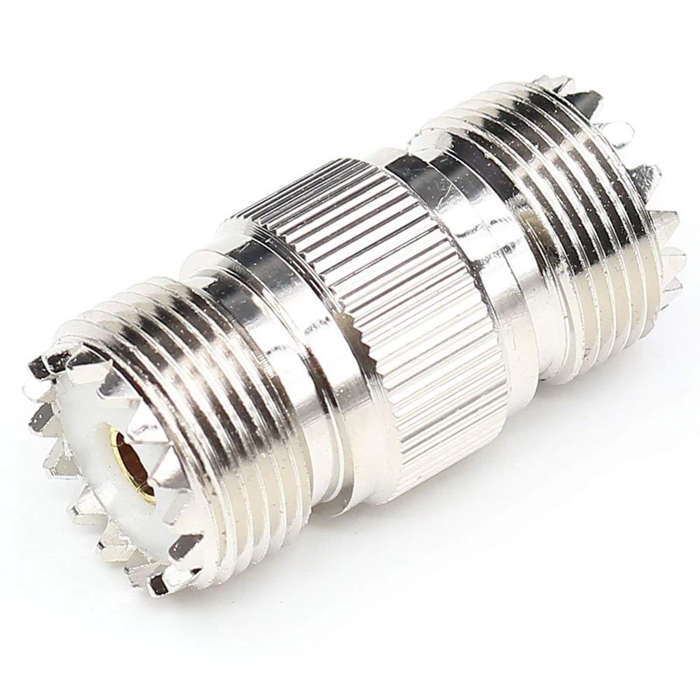 2Pcs/4Pcs RF Coaxial Coax Adapter UHF Female to Female SO-239 SO239 Connector Adapter Replacement