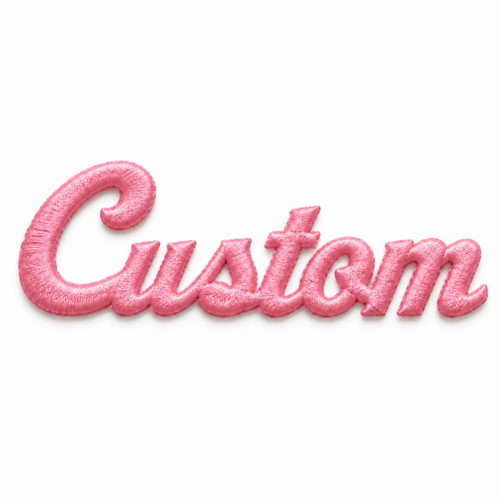 Multiple Colors Custom Name/Text Foam Script Letter Embroidery Patch, Ideal for Clothing Backpacks Bags and DIY Craft Decor