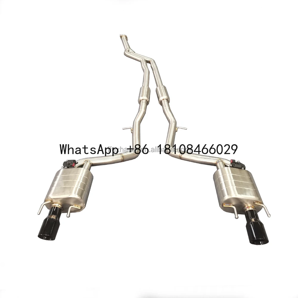 High Performance Stainless Steel Exhaust Catback for Lexus IS200T IS300 GS200T GS300 2.0T With Muffler Valves Pipes