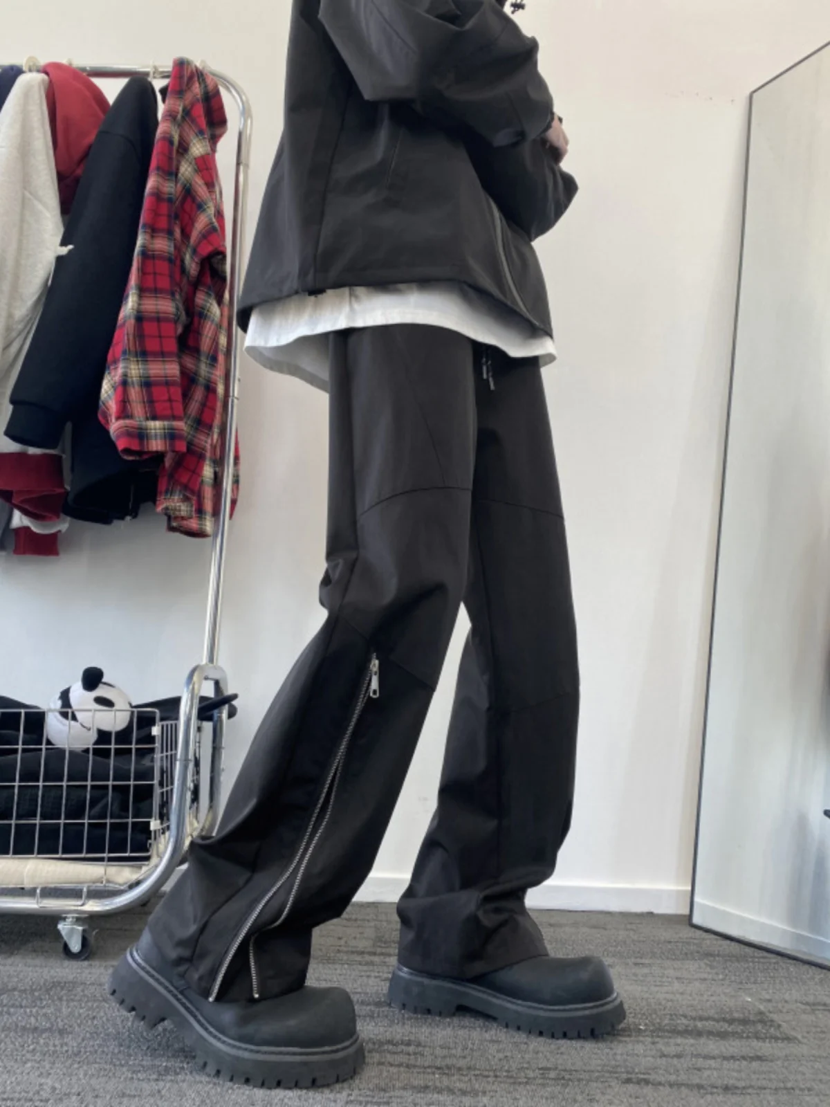 

Мужские повседневные водонепроницаемые спортивные брюки для активного отдыха, весна-осень, новые, прямого кроя, модные, молодежные, для активного образа жизни