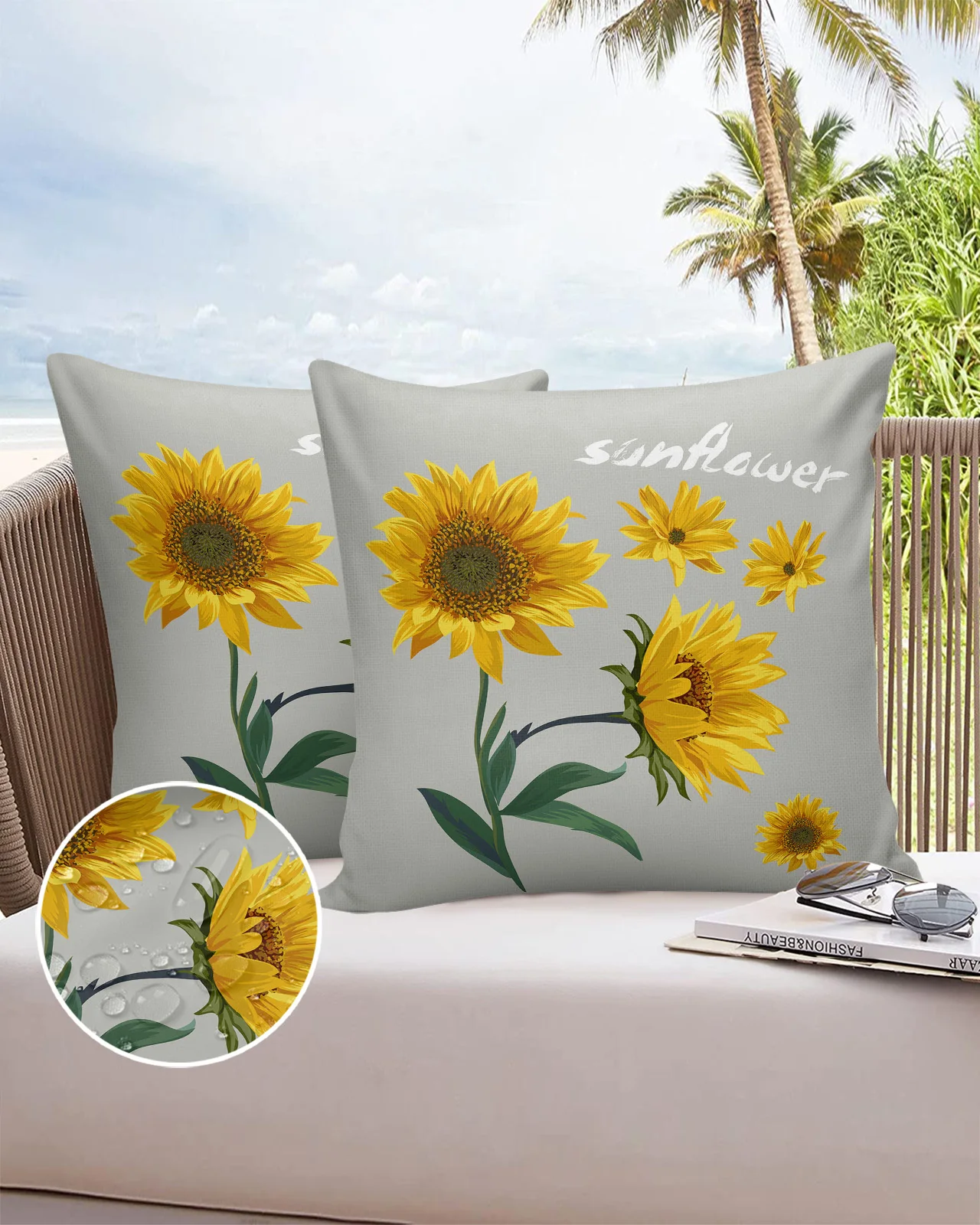 

2/4 шт., водонепроницаемые Декоративные Чехлы для подушек