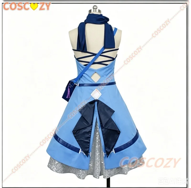 Anime Uma Musume Pretty Derby Super Creek Cosplay Costume Wig Ear Tail Halloween Christmas Party Adult Props view 3