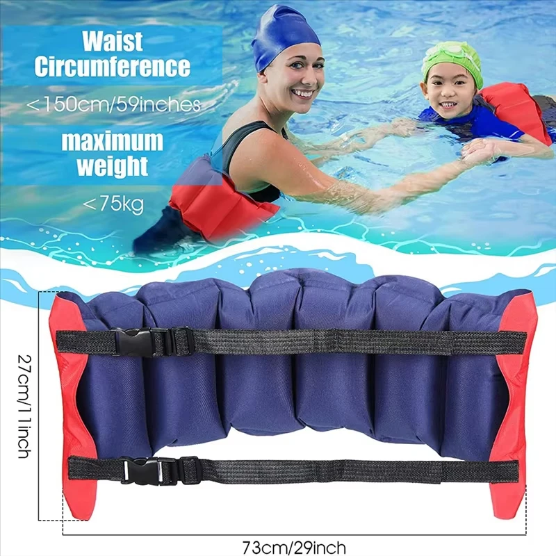 

Swim Belt Pool Flotation Belt Waist Floatation Belt for Adults Adjustable Floating Belt Swim Training Aid Waist Belt