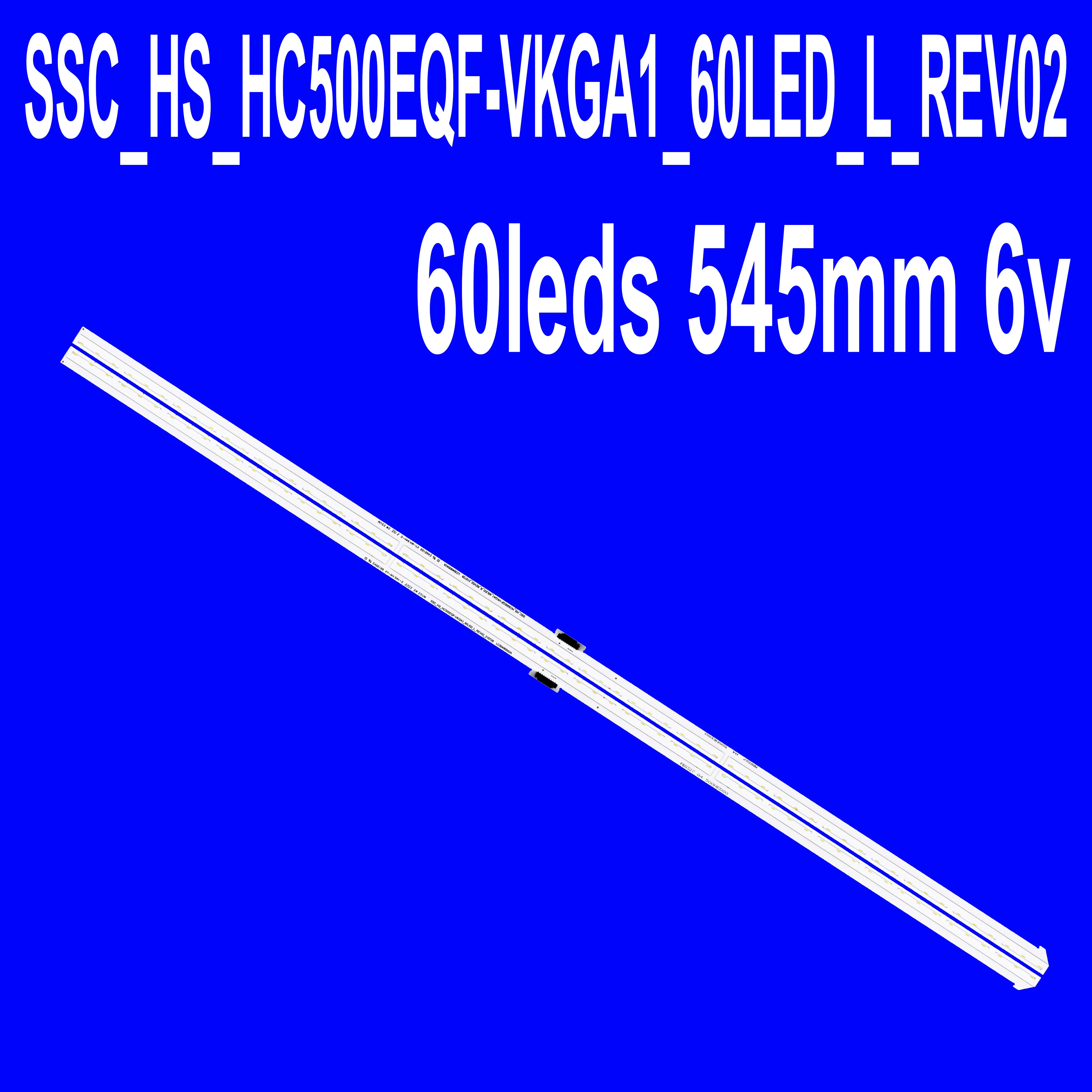 

2 шт./комплект 50QNED80AQA 50QNED80UQA 50QNED80 50NANO866PA 50NANO80SQA R LC50490043A SSC_HS_HC500EQF-VKGA1_60LED_L_REV02 LC50490042A