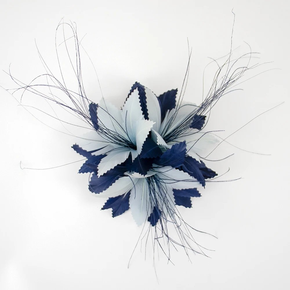 

Fabric handmade feather shop anniversary brooches, hat flowers, hair accessories, headpieces, wrist flowers, stage performance