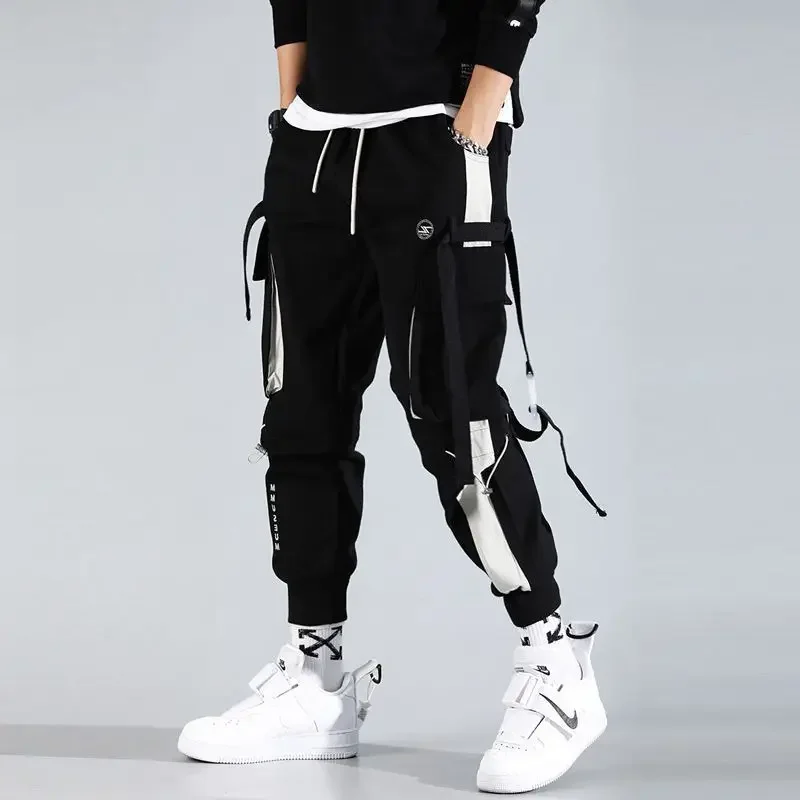 

Streetwear Pockets 2024 Men's Jogger Pants Hip Hop Sweatpants Joggers Trousers Tactical Mens Pants Cargo Harem Pants Men Clothes
