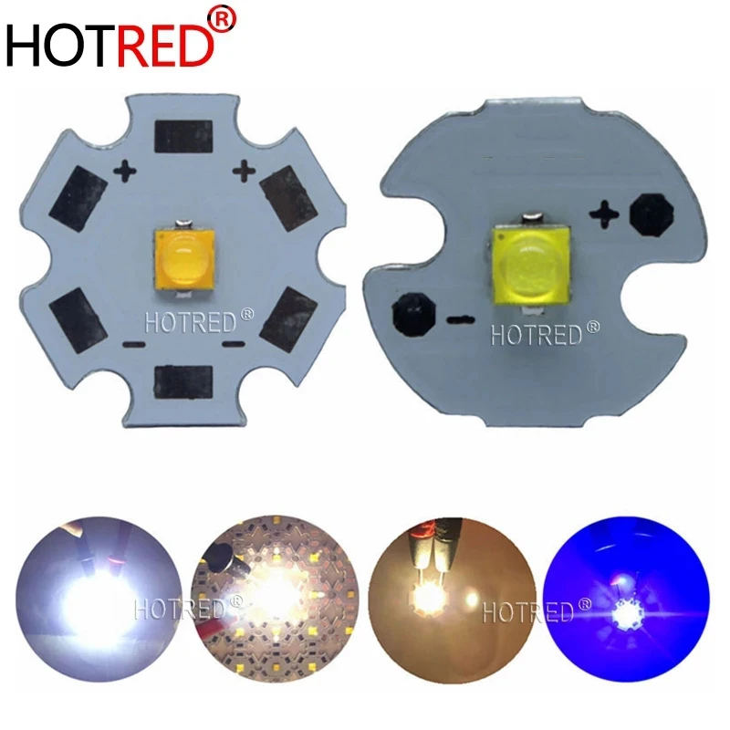 10szt Oryginalne 7W Seria XPG3 S4 LED Bead Chips 1-7W 2000mA Dioda Zimna Biała Ciepła Biała Królewska Niebieska Emiter 777lm Z Płytą PCB